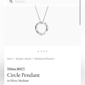 Tiffany & Co. Circle Pendant